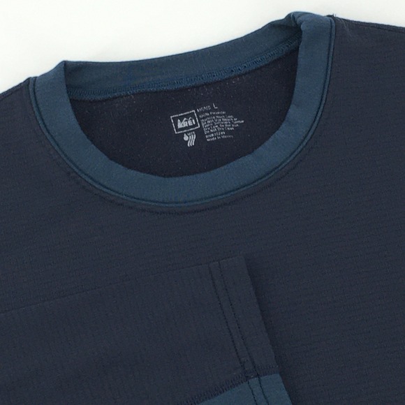 REI Other - REI Shirt Mens Large Blue Long Sleeve Crew Neck Thermal Baselayer Shirt
